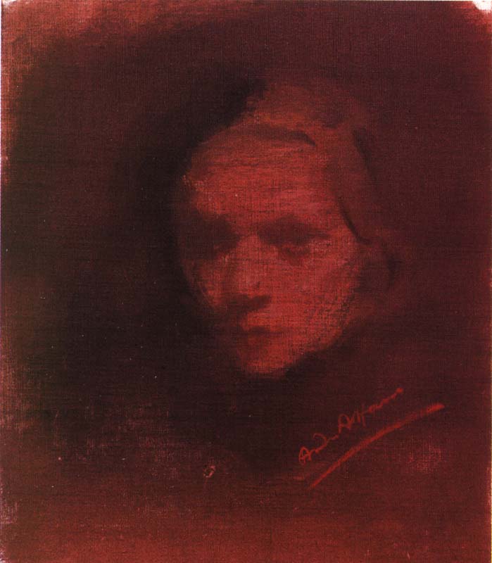 RITRATTO DI GIOVINETTA, ANNI 10, OLIO SU TELA, CM 40,5X33