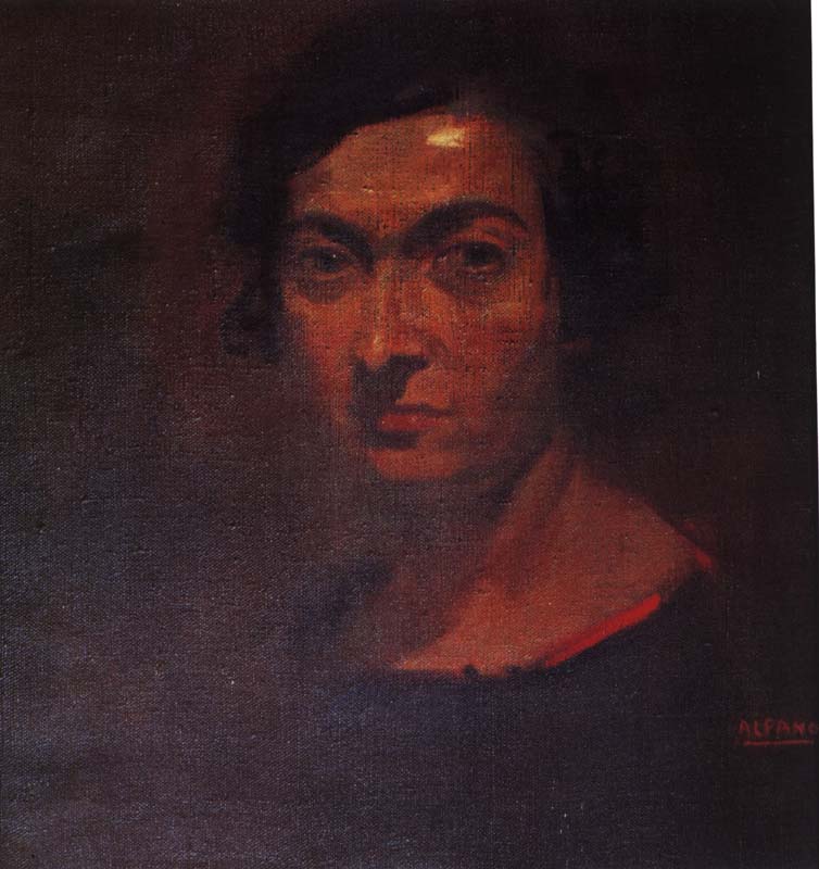RITRATTO DI MARIA CATALDI, ANNI 20, OLIO SU TELA, CM 28X22