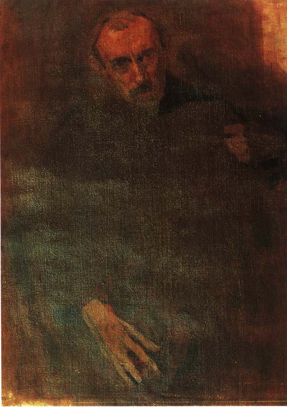 RITRATTO MASCHILE, ANNI 30, OLIO SU TELA, CM 87X65