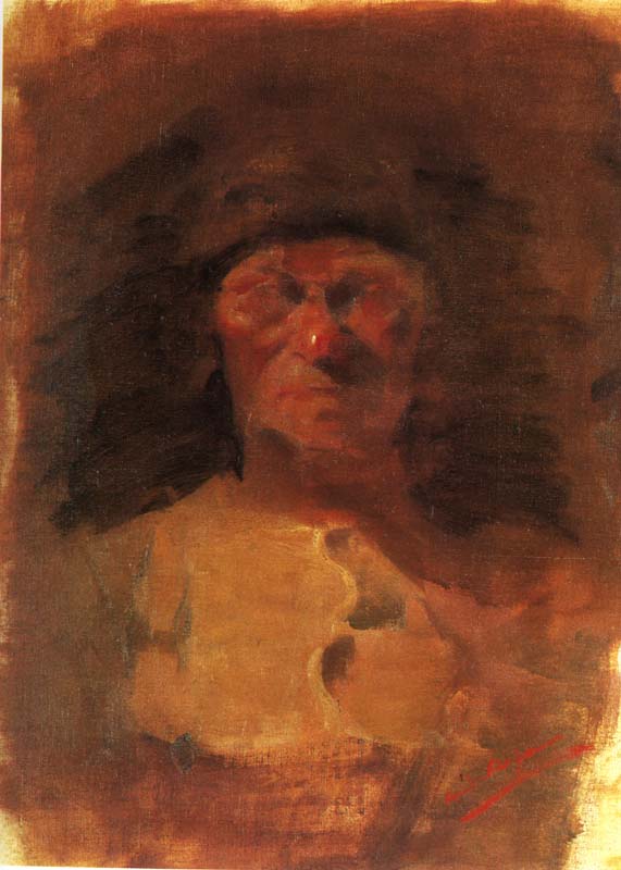 SANCULOTTO, ANNI 30 ( ANTERIORE AL 1938 ), OLIO SU TELA, CM 57X42